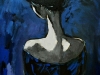 Bukhshandas D. - Moon girl - Oil on canvas - 73x53 cm