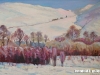 Amgalanbaatar G - Winter\'s colors - Oil on canvas - 60x86 cm