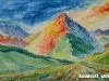 Mashbat Sambuu - Mount Chandmani - Oil on canvas - 60x90 cm