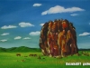 Odgerel Tsulbaatar - Taikhar -  Oil on canvas - 40x60 cm
