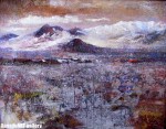 B.Baasansuren - Spring - Mixed media on canvas - 60x75 cm