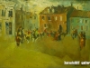 Boloroo M. - My street - Oil on canvas - 40x50 cm