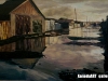 Uutrsaikh B. - Water street - Oil on canvas - 48x70 cm