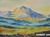 Mashbat Sambuu - Mount Suvraga - Oil on canvas - 60x90 cm